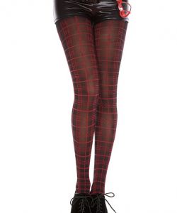 Checkered-Spandex-Pantyhose