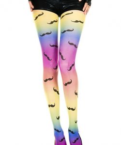Mustache-Rainbow-Tights