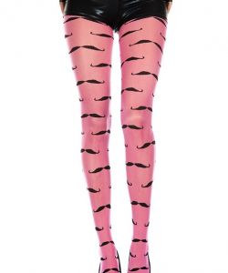 Mustache-Spandex-Pantyhose