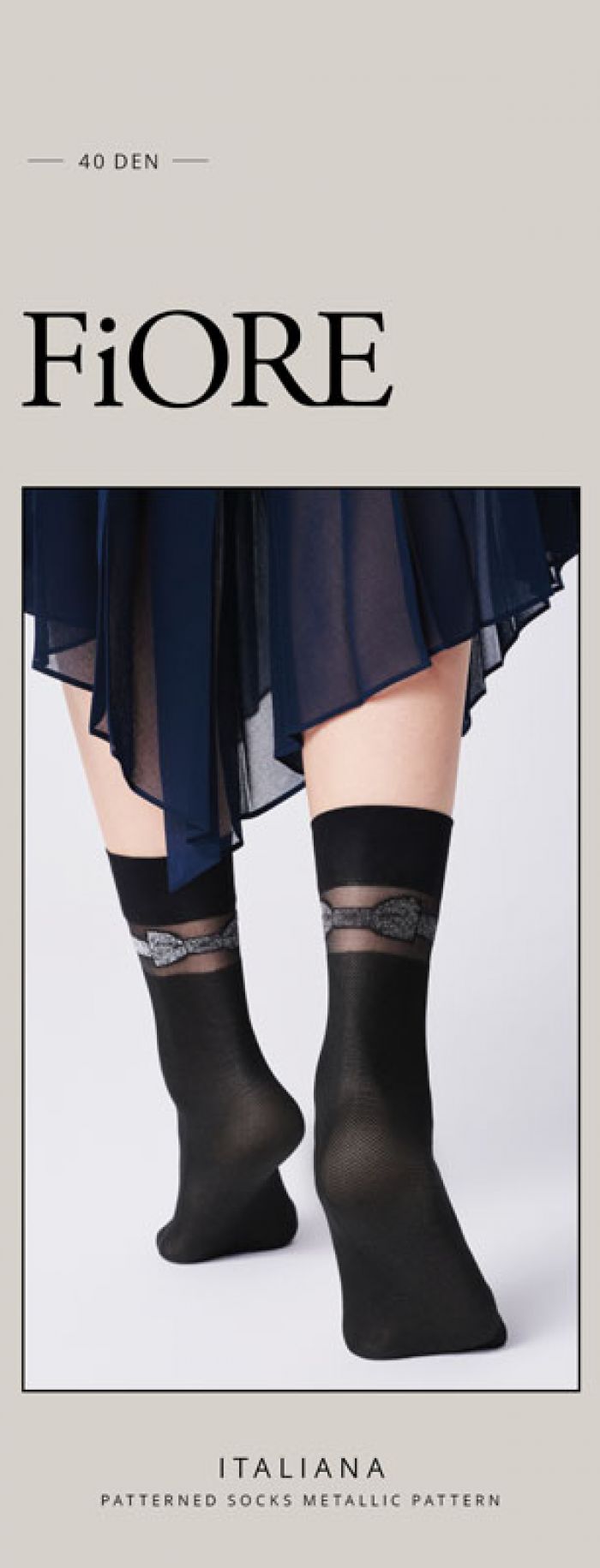 Fiore Skarpetki_front Italiana  New Classicism AW2018.19 | Pantyhose Library