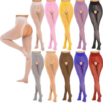 Womens Hosiery Adult Pantyhose Mesh Tights Mid Waist Lingerie Lightweight Sheer