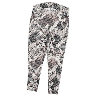 Torrid Plus Size 0 Brown Nylon Ankle Skinny Leggings Pull On Animal Print