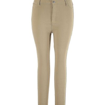 Lover Brand Fashion Women Brown Jeggings XL