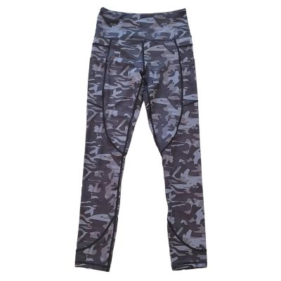 Zyia Leggings Size 2 Light N Tight Pockets Camo Cropped 25