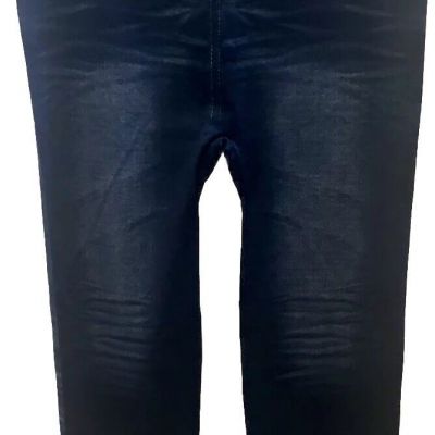 New STYLE Juniors Fashion Slim Shape Nylon Jean Print Stretch Leggings Blue OS