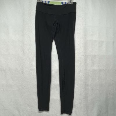 Lululemon Pants Womens 6  Black Athletic Leggings Inner Pocket Long 30”