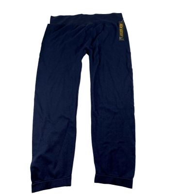 New Kathy Womens Leggings Plus One Size Navy Blue Stretch With Tags Style P-29