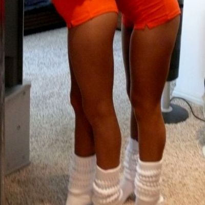 Tamara Pantyhose C Long Suntan sheer work play Hooters Uniform tights 20 denier