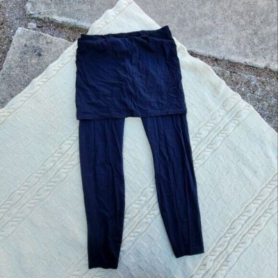 Cabi M'Leggings Skirted Legging size XS Black Cotton Spandex Style #287