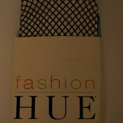 Fashion Hue black size 1 fishnet tights new in package size chart in pics