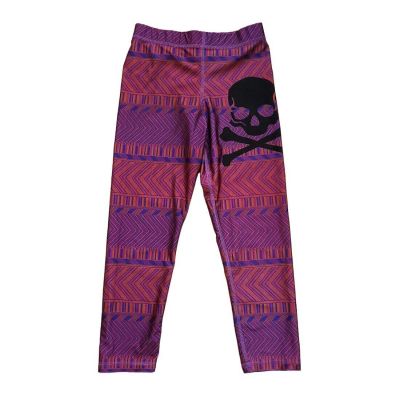 Zara Terez for Soul Cycle Work Out Cropped Leggings Size Small Skull
