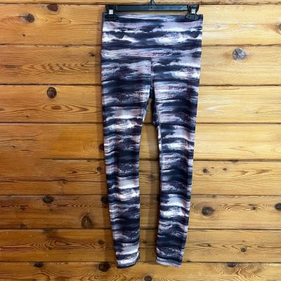 GAIAM Women's Multicolor Purple Workout Ankle Leggings XS
