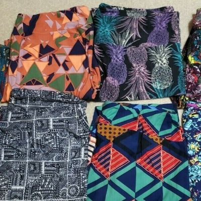 Lula Roe Leggings TC (Size 12-18)--Multiple prints! Fun Colors!