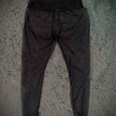 black sheer tights size M
