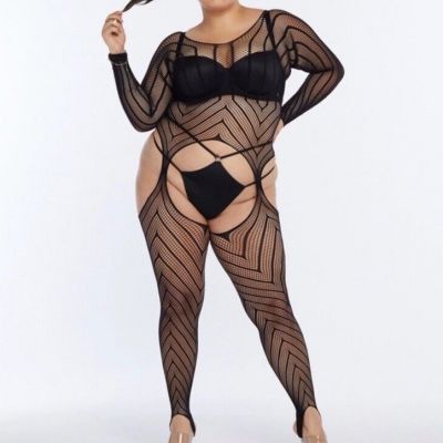 NWT Savage X Fishnet Body Stocking