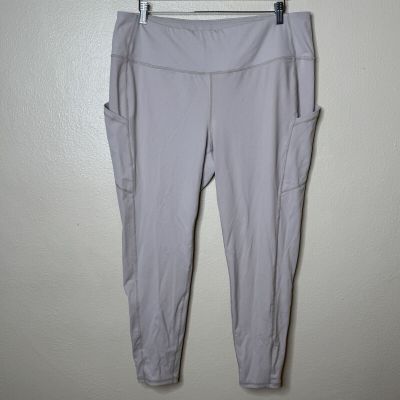 Torrid Active Leggings Women's 3X Lavender High Rise Pockets Workout Gym