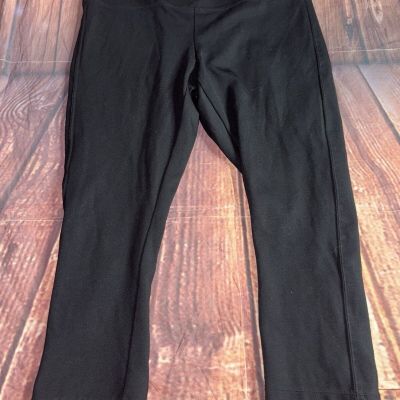 White House Black Market Leggings Black Women’s Crop Leg Size Medium Stretch