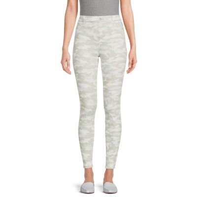 CUTE Light Green/Beige Camo Fashion Jeggings (Size XS 0/2) BRAND NEW W TAGS
