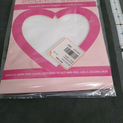 Womens Labor of Love Belly Bangle Crisscross Support white Size 1x/2x new  pack