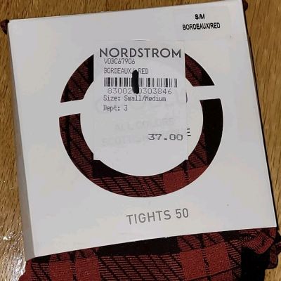Oroblu  Opaque Tights Tartan 50 den Bordeaux/Red Size S/M