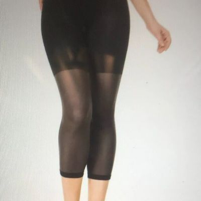 Lot Of 2 Spanx Sara Blakely F 2X Footless Capri Pantyhose NWT Black Shaper New