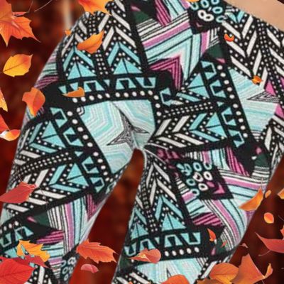 Arrow Burst Buttery Soft Leggings Size Extra Plus Size