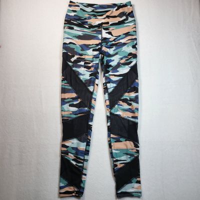 Womens C&C California Medium Camouflage Mesh Leggings Workout Gym