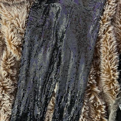 Disco Ball Shiny Women s S Leggings