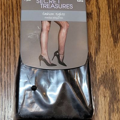 Secret Treasures Women's Black Leopard ???? Fashion Tights.. Size 2. NEW!!!