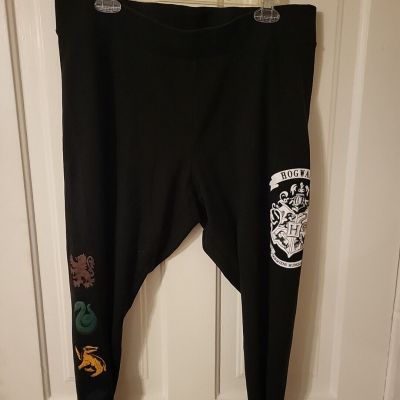 Harry Potter Wizarding World 4 Houses Blk Women's Size 3XL~36