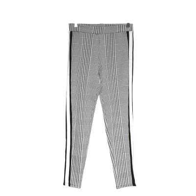 Fashion Nova Black Plaid Ankle Leggings XL