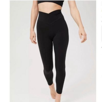 Offline by Aerie Crossover Real Me 7/8 Leggings Women’s Large Black Workout Gym