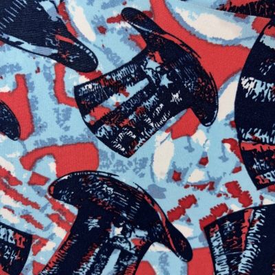 Lularoe ladies american usa  hats style print leggings size tall and curvy