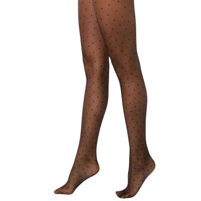 INC INTERNATIONAL CONCEPTS Women's Swiss Dot Tights Small / Medium Pantyhose