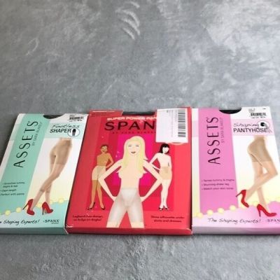 Bundle OF Assets Shaping hose and Spanx Super Power Panty Size XXL