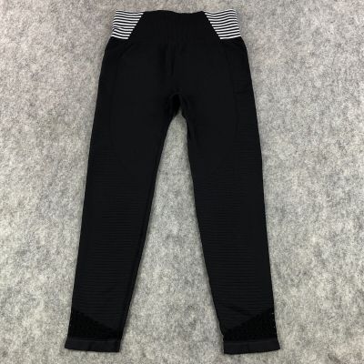 Fashion Nova Compression Leggings Medium Black High Rise SLIMMING Elastic Waist