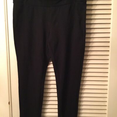 TORRID Plus Size 1 1X Leggings Black Slim Fix Technology Elastic Waist Pull On
