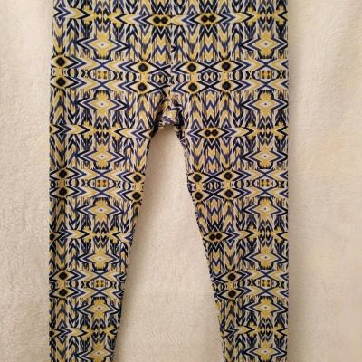 LuLaRoe Womens Legging Pants Size Tall & Curvy Multicolor
