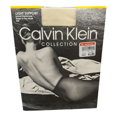 VTG 1990 Calvin Klein Collection Daytime Sheer Pantyhose #900- Size B Ivory- NEW