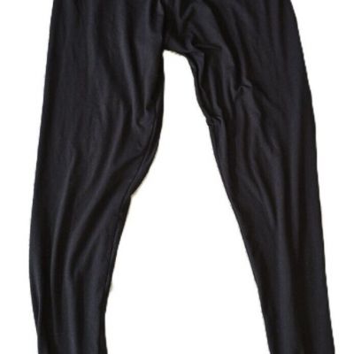 SATINA High Waisted Leggings One Size Black High Waisted Stretch
