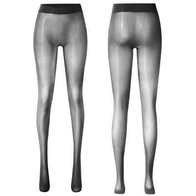 Women's Pantyhose Silky Seamless Footed Tights Control Top High Waist Stockings