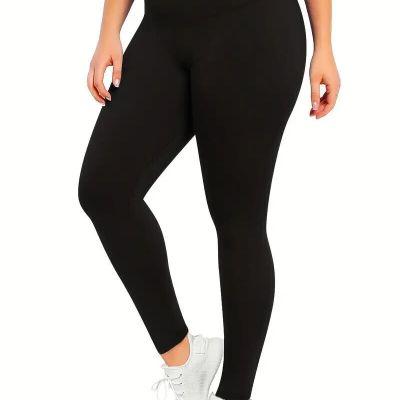 Plus Size Black Sports Joggers ~ Stylish, Stretchy & Versatile ? FREE SHIP