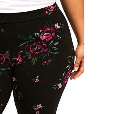 TORRID Floral Deep Black Premium Legging NWT  Size 4X