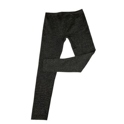 Lane Bryant Women's Black Slim Fit Legging Pants Black Size E/F Sparkly Metallic