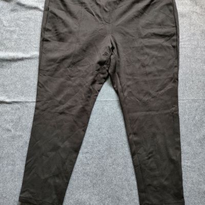 Women's Style & Co Carbon Grey Seamed Ponte Leggings Size 24W