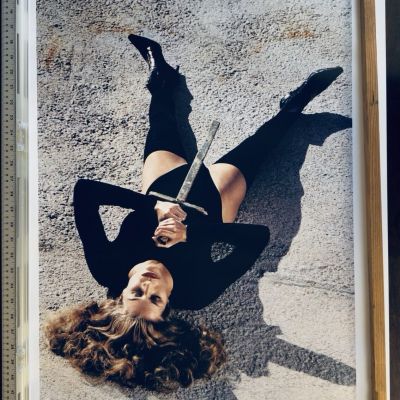 Vintage Helmut Newton Wolford Advertising Poster—“Opaque Naturel”--VERY RARE