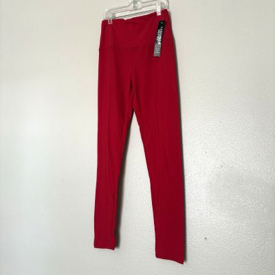 NEW Leggings Depot Premium Woman’s Cotton Blend Stretch Pull-on Red One Size