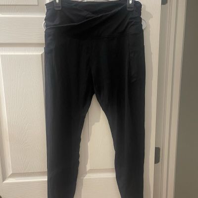 Womens Soft Stretch Cotton High Waisted Leggings Long Workout Yoga Pant Fitness