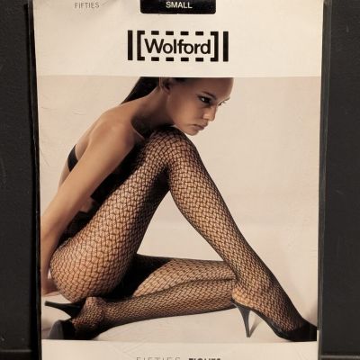 Wolford Women's Black Fifties Tights Size Small - 19010 7005 - NEW