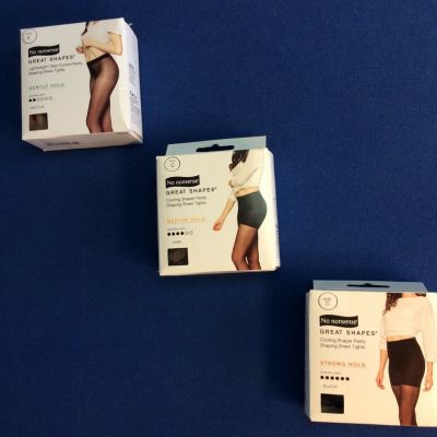 Women's Great Shapes panty shaping sheer tights, in various shades and sizes